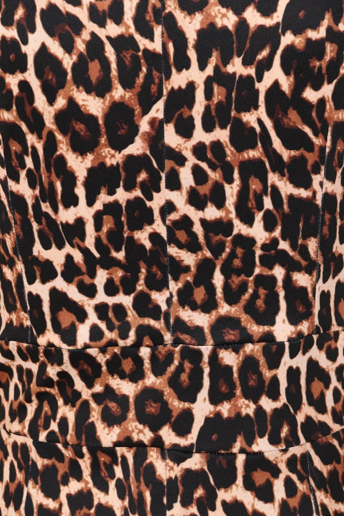 Elsie Dress - Leopard Print