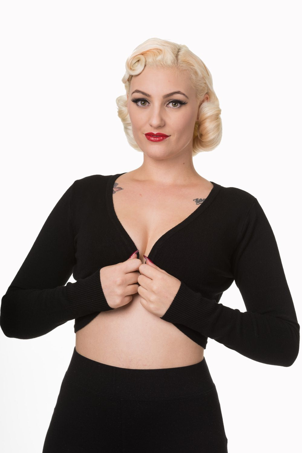 Flickers Bolero: Black