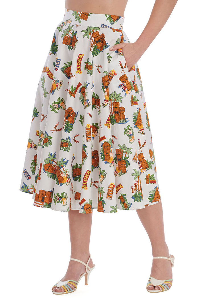 Tiki Club Swing Skirt