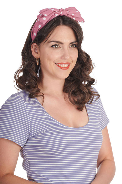 Magdalen Headband: Pink