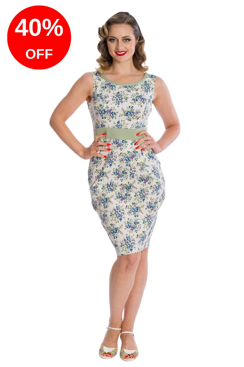 Wild Flower Pencil Dress