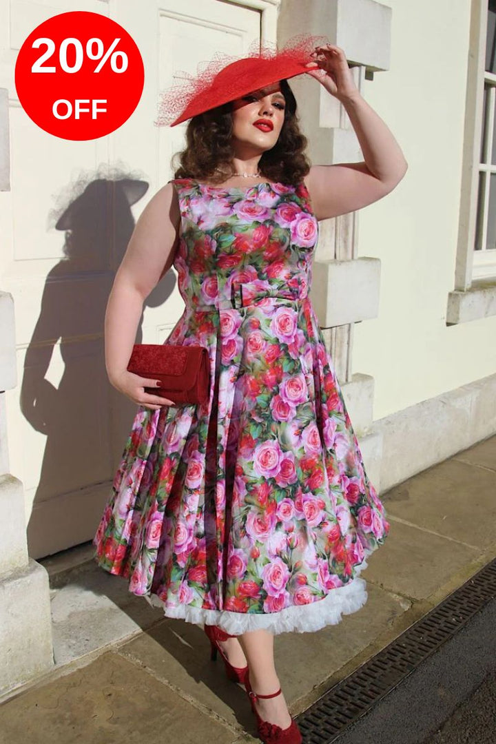 Lola Floral Swing Dress