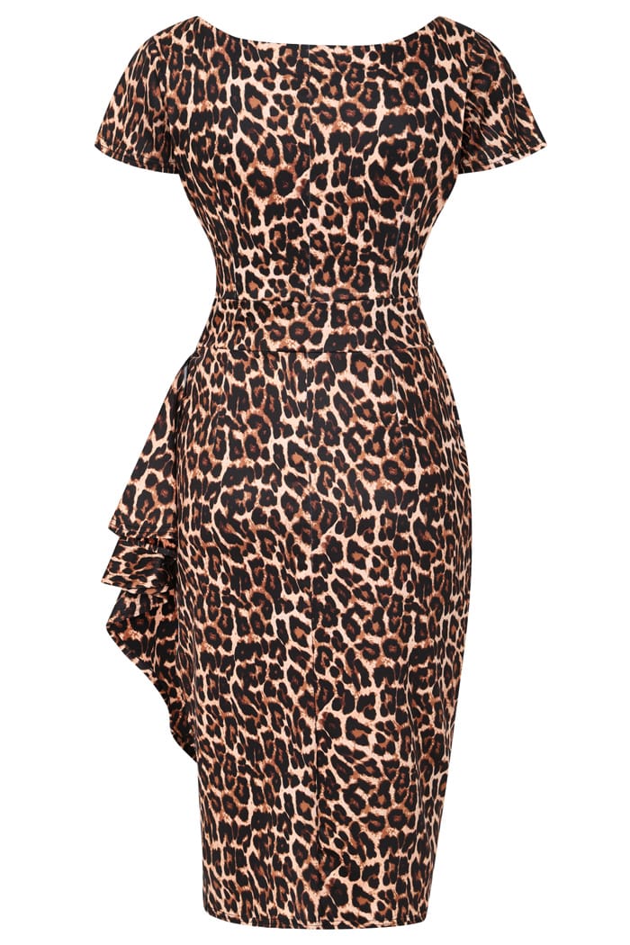 Elsie Dress - Leopard Print