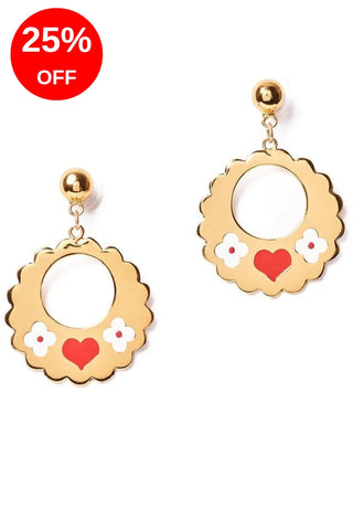 All My Love Gold Coloured Earrings