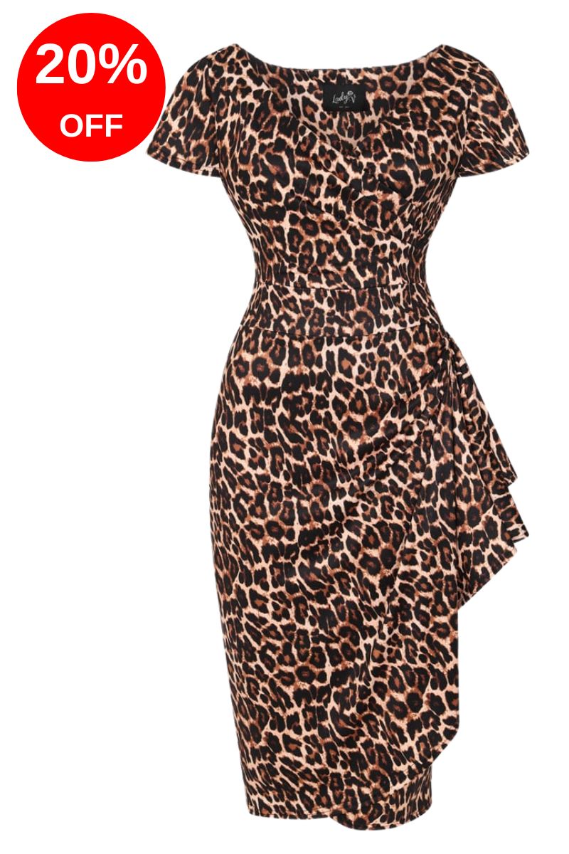 Elsie Dress - Leopard Print