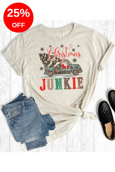 Christmas Junkie Tee