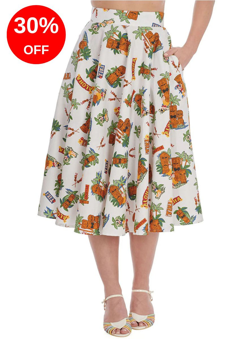 Tiki Club Swing Skirt