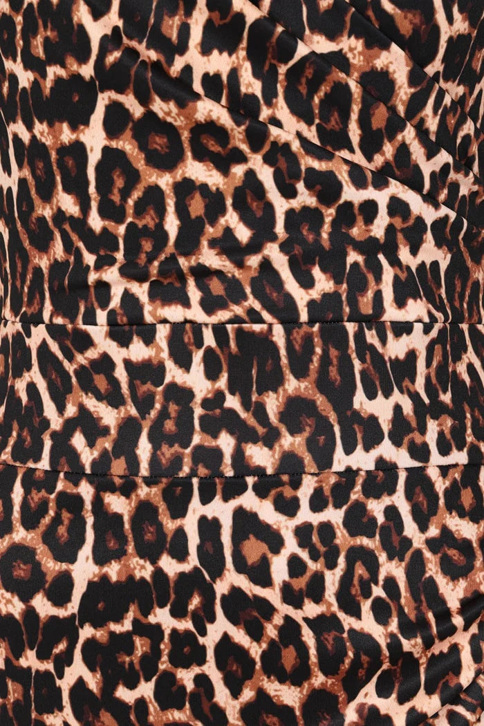 Elsie Dress - Leopard Print