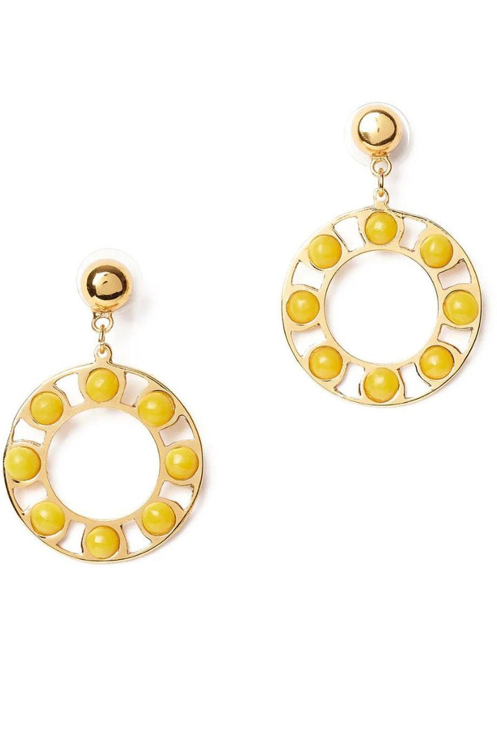 Acidic Drop Hoop Earrings