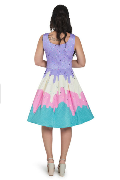 Amanda Swing Dress: Ice cream