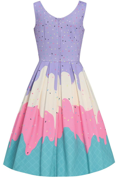 Amanda Swing Dress: Ice cream