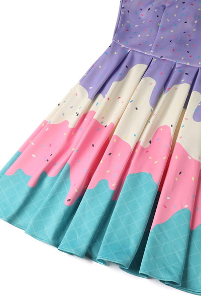 Amanda Swing Dress: Ice cream