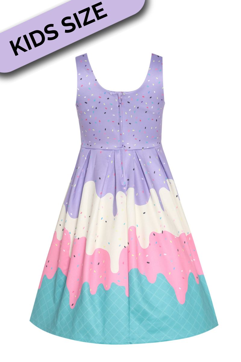 Children Amanda Swing Dress: Ice Cream