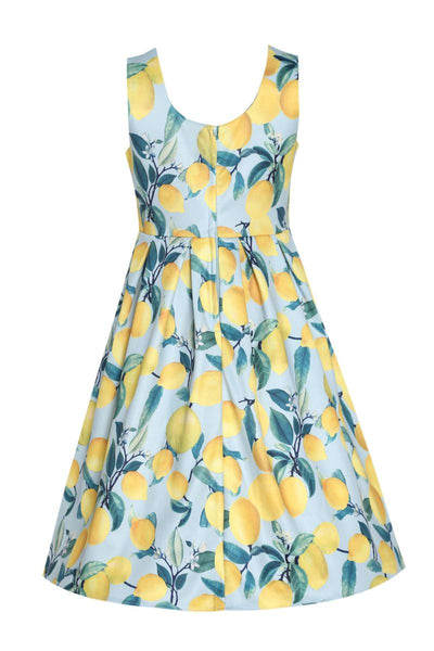 Children Amanda Swing Dress: Lemons