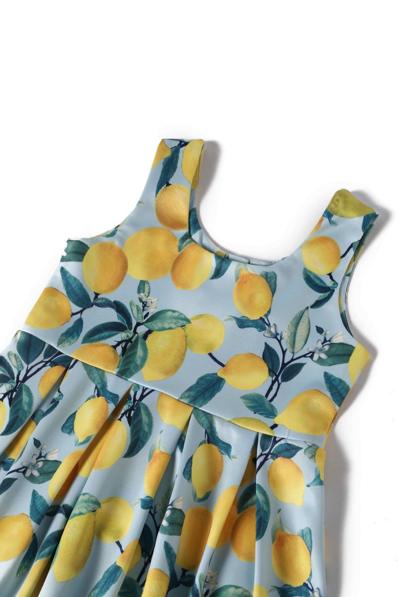 Children Amanda Swing Dress: Lemons