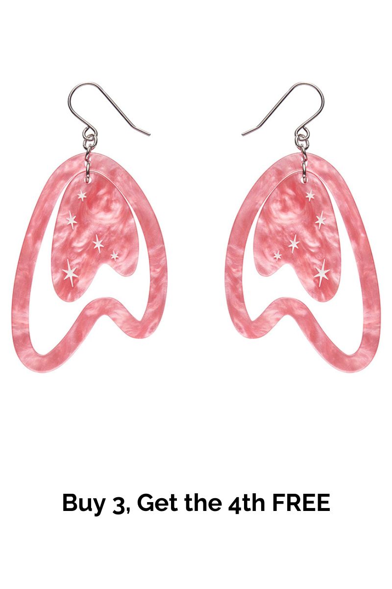 Atomic Boomerang Essential Earrings - Pink