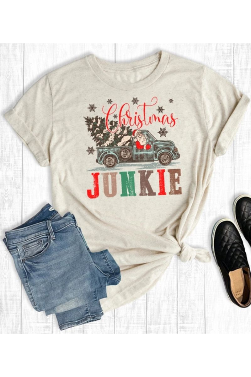 Christmas Junkie Tee