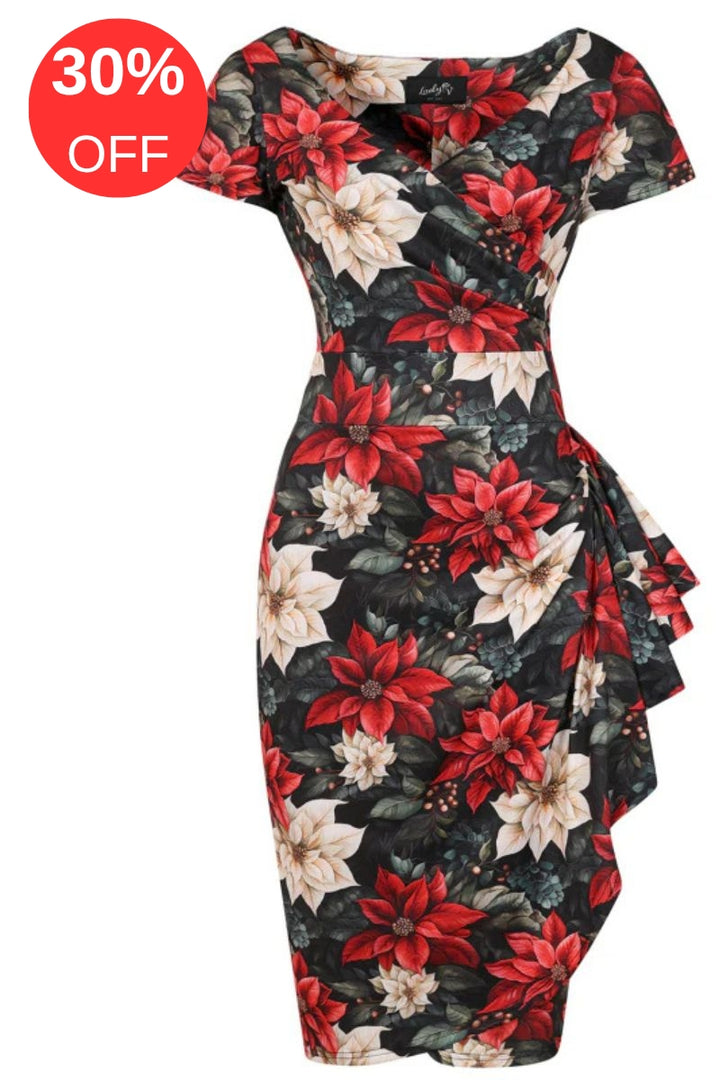 Elsie Dress - Poinsettia