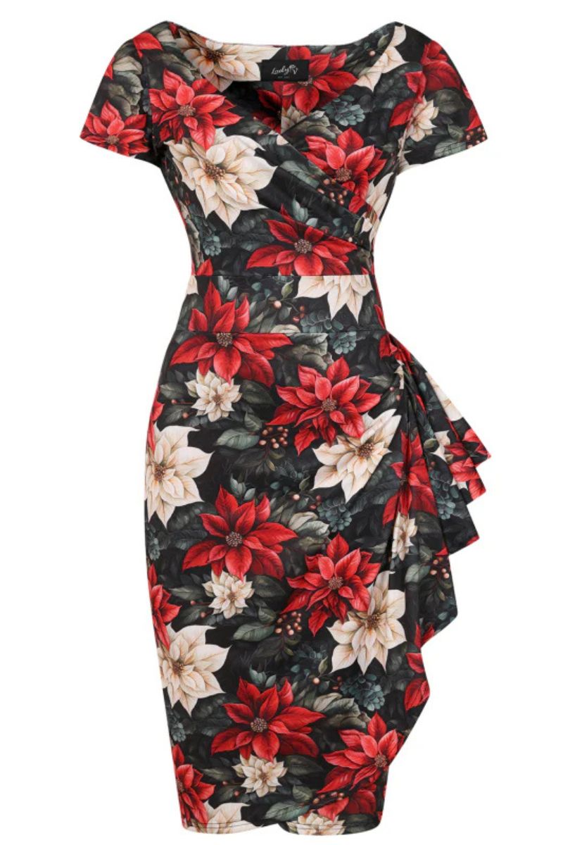 Elsie Dress - Poinsettia