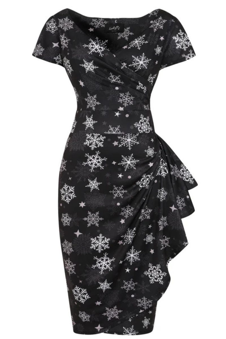 Elsie Dress - Snowflakes