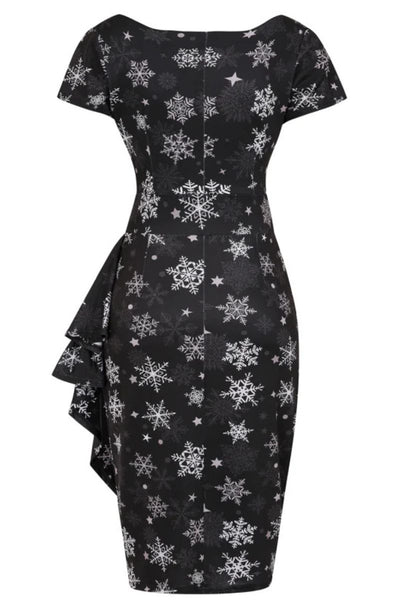 (PRE ORDER) Elsie Dress - Snowflakes