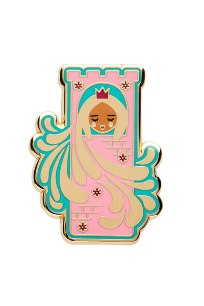 Let Your Hair Down Enamel Pin