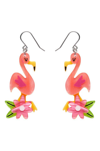 Let's Flamingle Drop Earrings