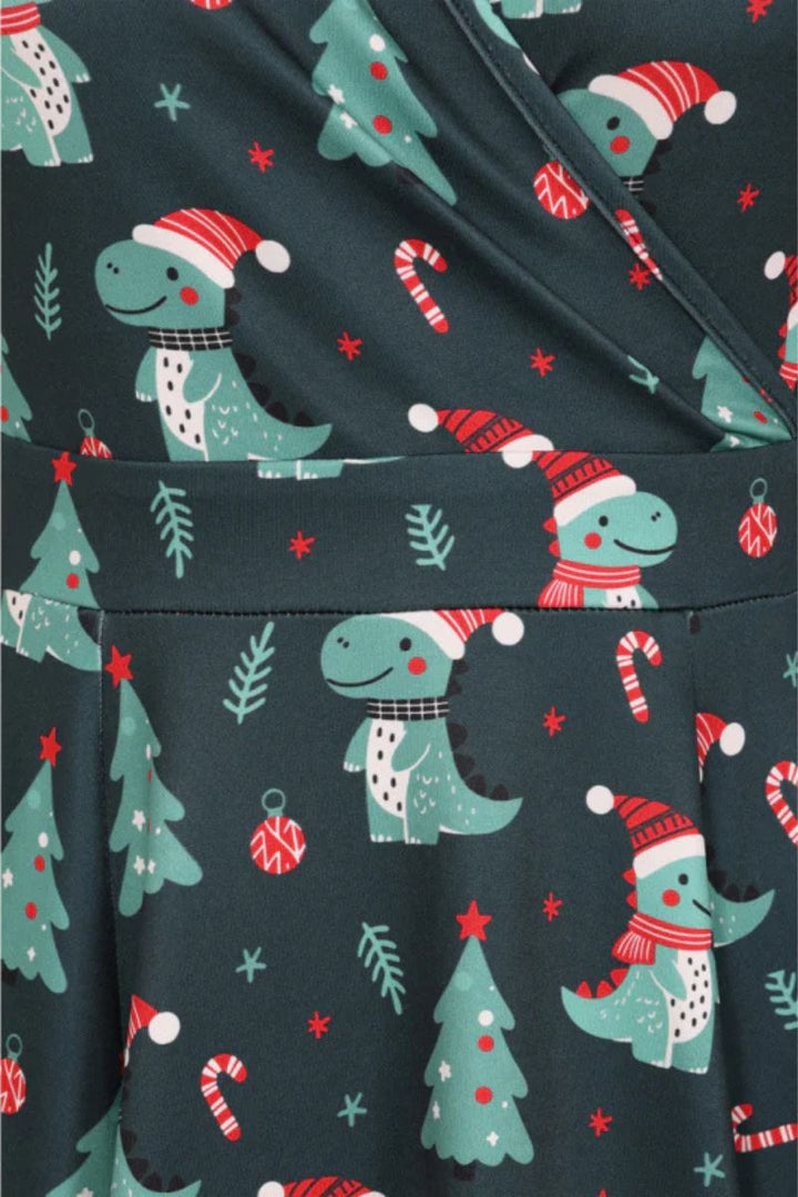 Lyra Dress - Cute Xmas Dino