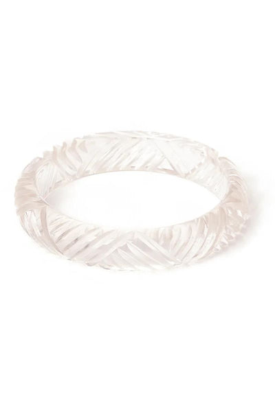 Midi Crystal Heavy Carve Bangle