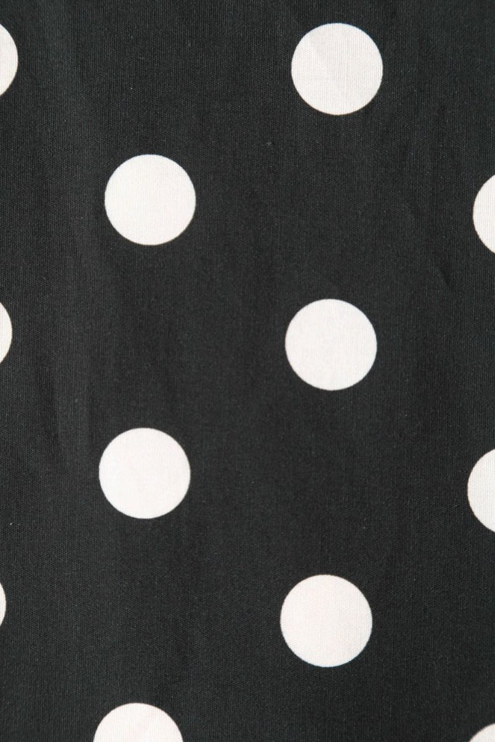 Poppy Polka Dot Shirt Dress: Dark Grey