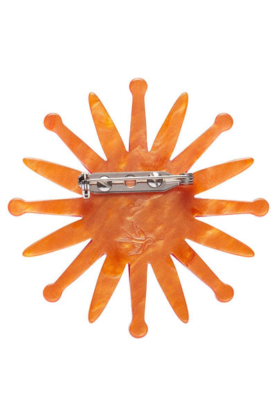 Starburst Clock Brooch