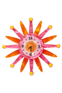 Starburst Clock Brooch