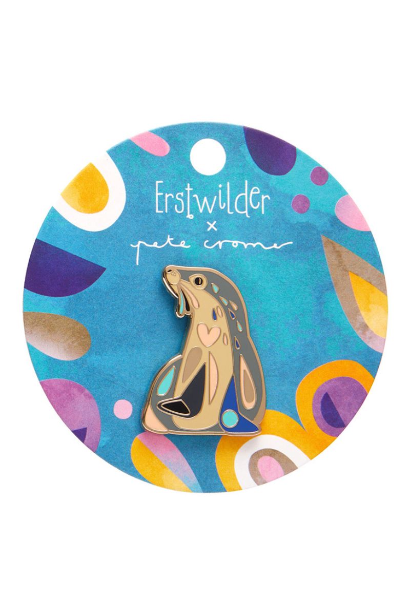 The Sage Sea Lion Enamel Pin