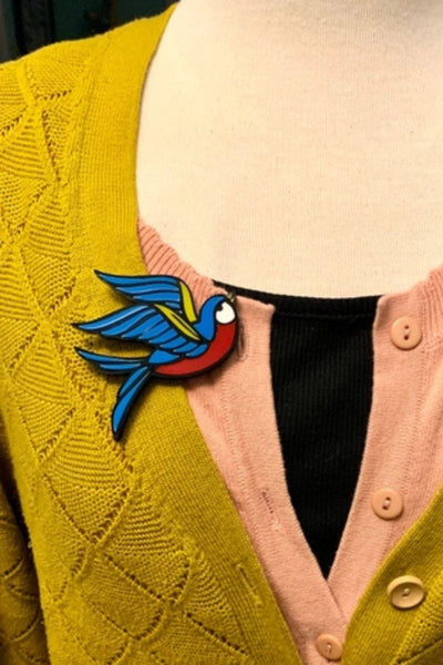 Vintage Swallow Brooch