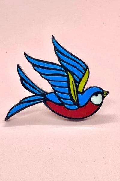 Vintage Swallow Brooch