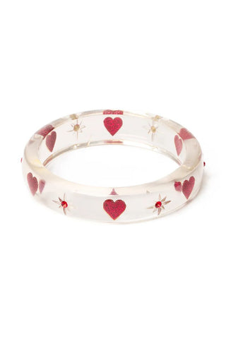 Midi Valentine's Clear Bangle